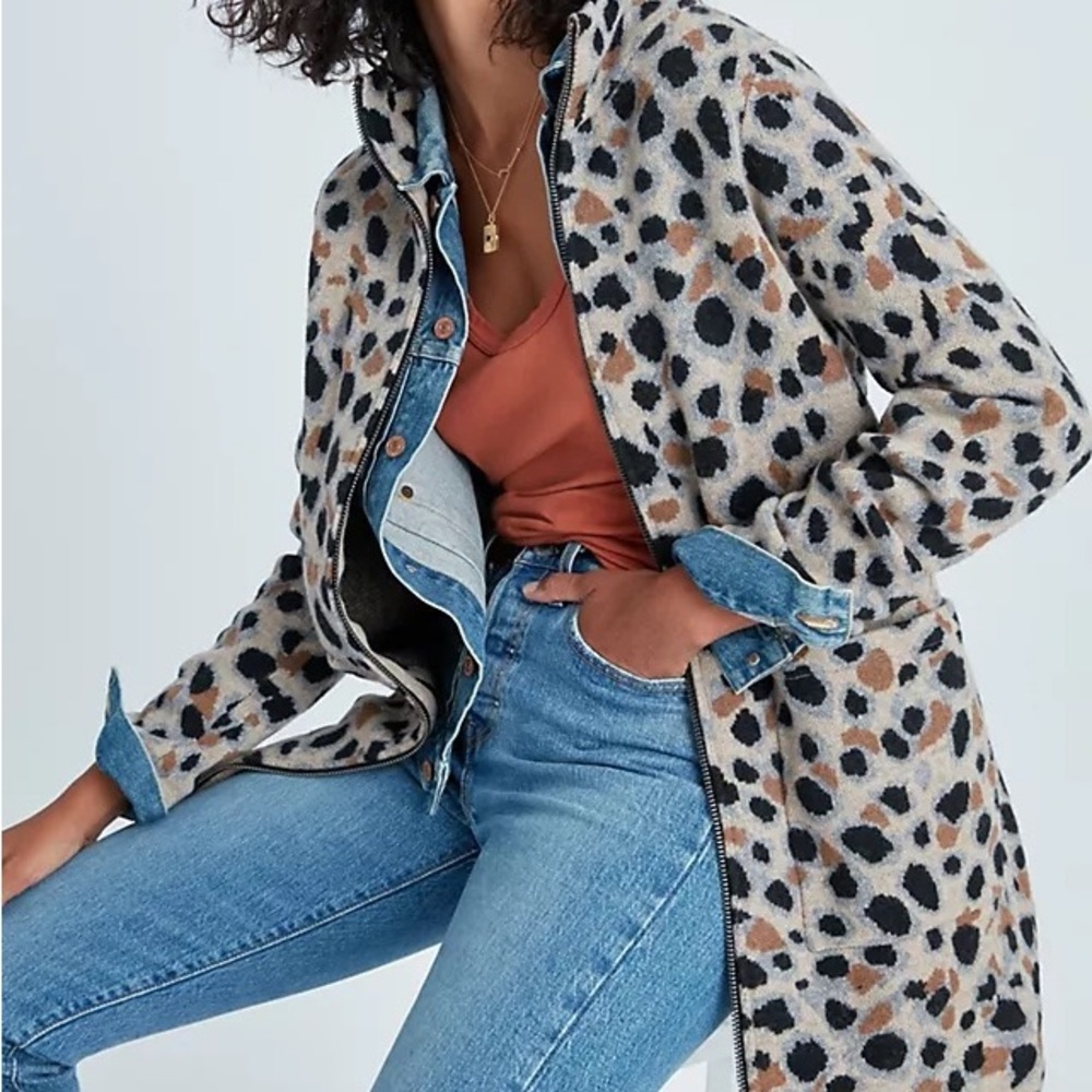 Anthropologie Field Flower Sweater Jacket
